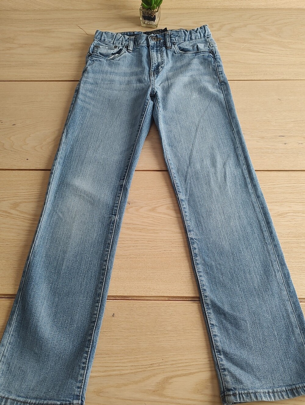 Jeans Big Boy Lucky Brand Adjustable Waist Size 14 Pockets Zipper  Color Blue .